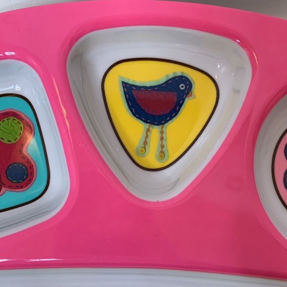 HOME Set of 2 Melamine Sectioned Plates - Picture 7 of 10